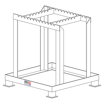BTH Gear Rigging Storage Rack (Model Y)